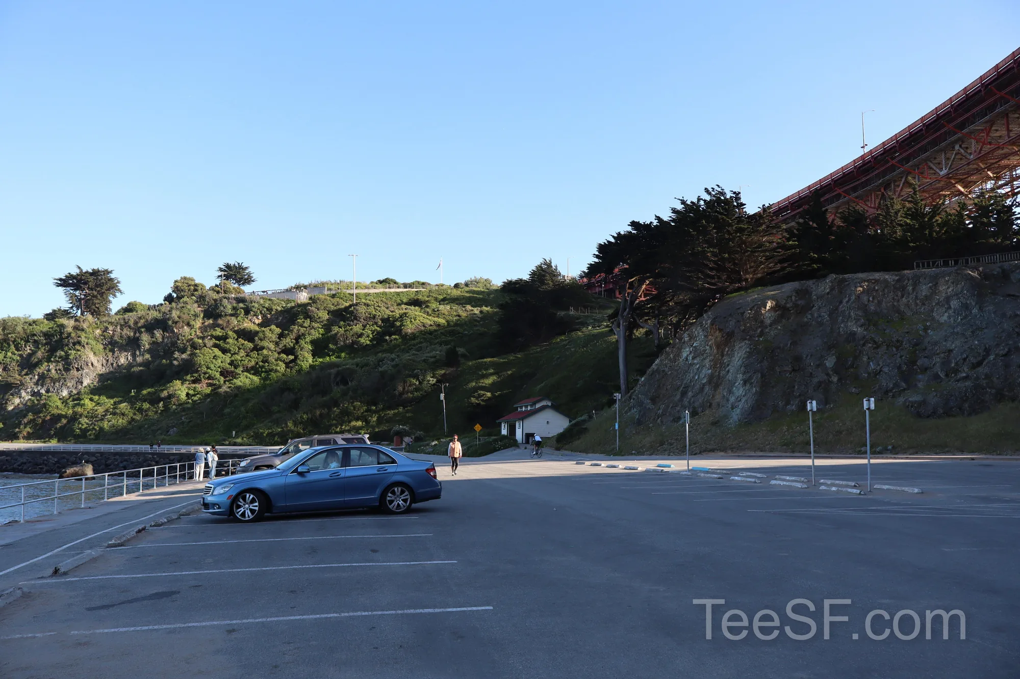 golden Gate Bridge Underneath during a Stripe Sessions 2026 visit in San Francisco.